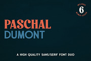 Paschal Dumont - a Modern Font Duo, a Sans Serif Font by Bart Wesolek (Thumbnail 1 of 7)