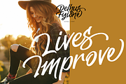Delhus Fyione, a Script Font by Joko Setiono (Thumbnail 5 of 12)