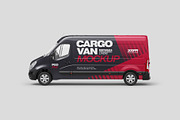 Cargo Van Mockup Set, an Advertising Mockup by Deeplab (Thumbnail 9 of 10)