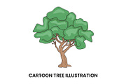 Cartoon Tree Illustration, an Object Illustration by PinkHouseCollection (Thumbnail 1 of 3)