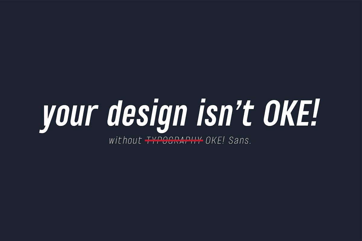 OKE! Sans Family ( Variable Fonts ), a Sans Serif Font by Paperwitch (Photo 14 of 15)