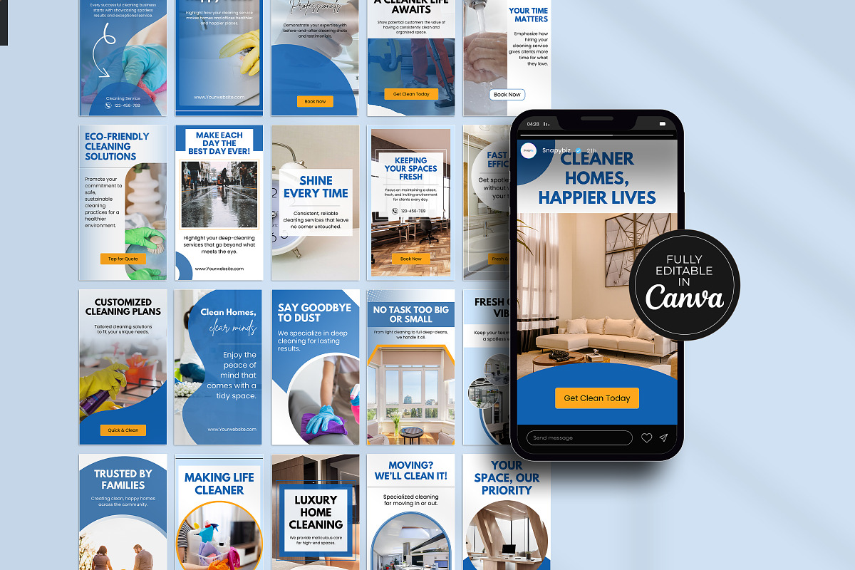 Cleaning Business Canva Bundle preview 8