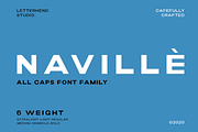 Navillè Family - 6 Fonts, a Sans Serif Font by Letterhend Studio (Thumbnail 1 of 11)