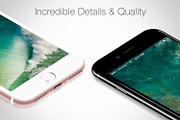 iPhone 7 Mockups, an iPhone Mockup by RadekBroz (Thumbnail 4 of 7)