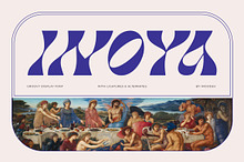 Inoya - Retro Groovy Display Font