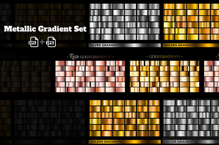 Metallic Gradient Set, a Gradient Add-On by TotallypicRF