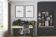 Frame Mockup Office - 862, a Print Template by Mockup Shop (Thumbnail 3 of 3)