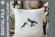 Dolphin Illustration Bundle, 22 PNG, an Animal Illustration by Enliven Designs (Thumbnail 7 of 8)