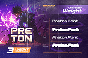 Preton - Electrical Display Font, a Sans Serif Font by Artisan Themes (Thumbnail 5 of 12)