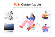 Animated Rock Band Icons, a Duotone Icon by Vectors Market (Thumbnail 3 of 12)