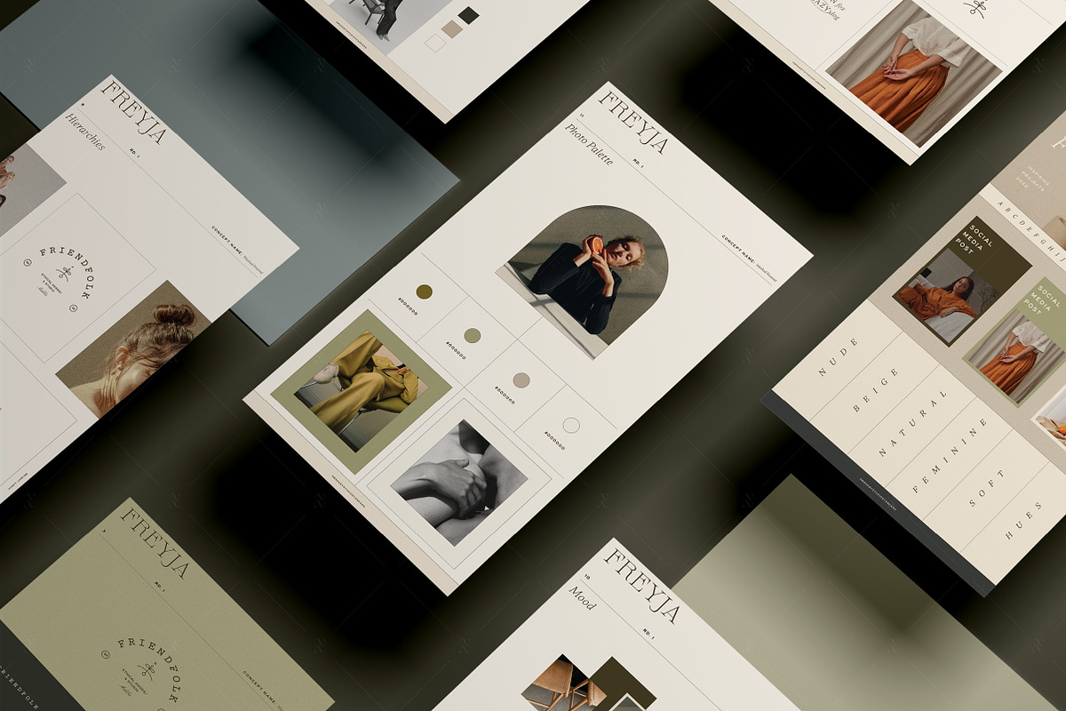 Freyja | Brand Board Kit, a Presentation Template by Studio Standard (Photo 1 of 15)
