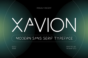 Xavion -Modern Sans Serif Font