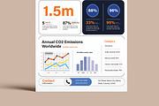 Company Fact Sheet Template, a Flyer Template by MightyDesign (Thumbnail 3 of 8)