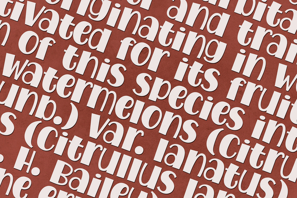 Watermelon Font Family preview 3