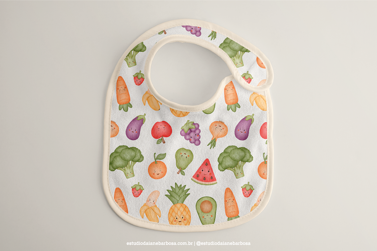 Fruits and Vegetables - Cliparts Set, an Illustration by Estudio Daiane Barbosa (Photo 9 of 10)
