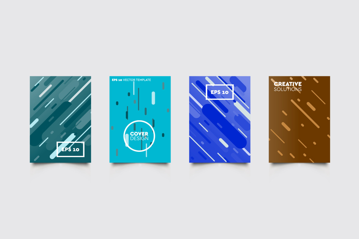 Cover Vector Patterns #18, a Brochure Template by relineo.vectors