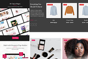 Fashion Lifestyle Blog WordPress, a WordPress Template by UInstrument (Thumbnail 2 of 7)