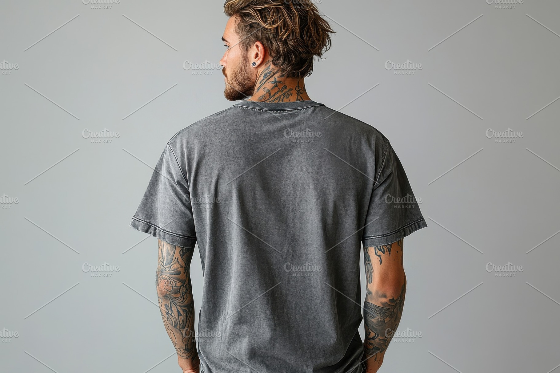 Male model showcasing casual fashion, a Photo by Tanuart