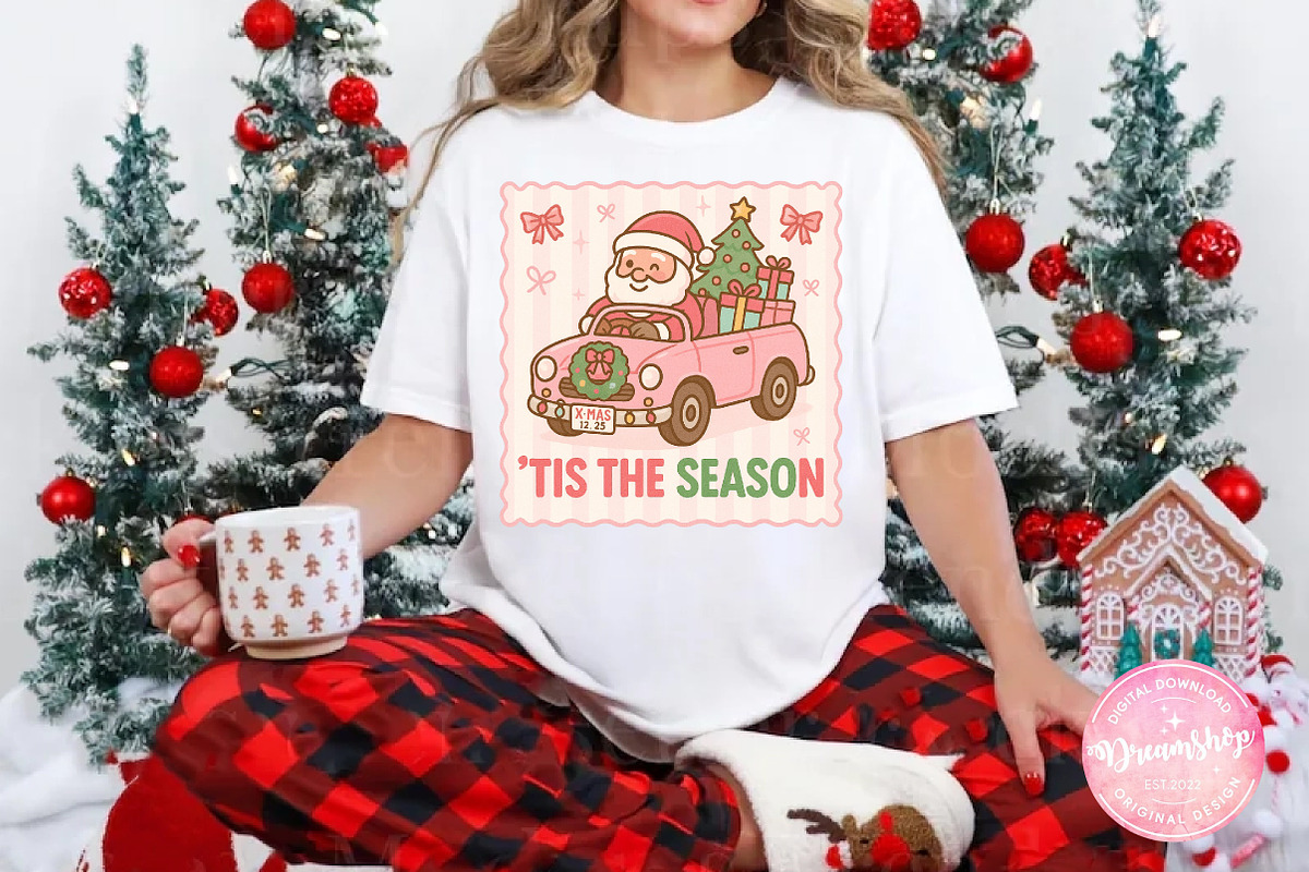 Preppy Merry Christmas Coquette Png, an Illustration by CreationArt (Photo 4 of 4)