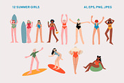 Summer Party | Cliparts, Posters, a Food Illustration by Felizabeth Design (Thumbnail 5 of 12)