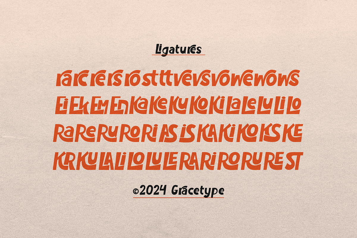 Praduga | Display Hand Drawn, a Handwritten Font by gracetype_studio (Photo 12 of 12)