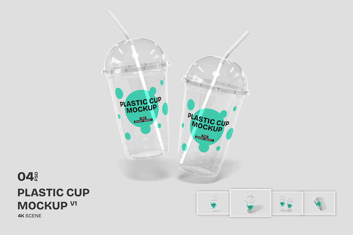 Plastic Cup - Mockup, a Mockup by Rometheme Std (Photo 1 of 5)