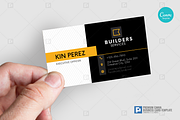 Construction Canva Business Card 14, a Business Card Template by PSDPixel (Thumbnail 4 of 4)