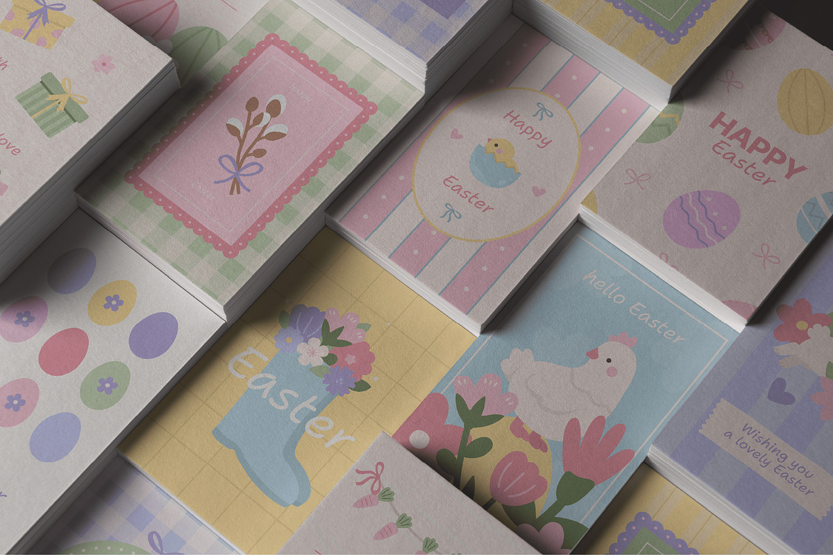 Easter Greeting Cards, an Object Graphic by Creative Gallery (Photo 4 of 6)