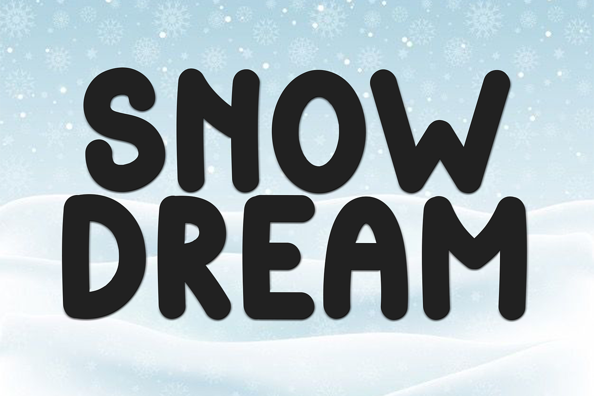 Snow Dream, a Script Font by FreshTypeINK (Photo 1 of 8)