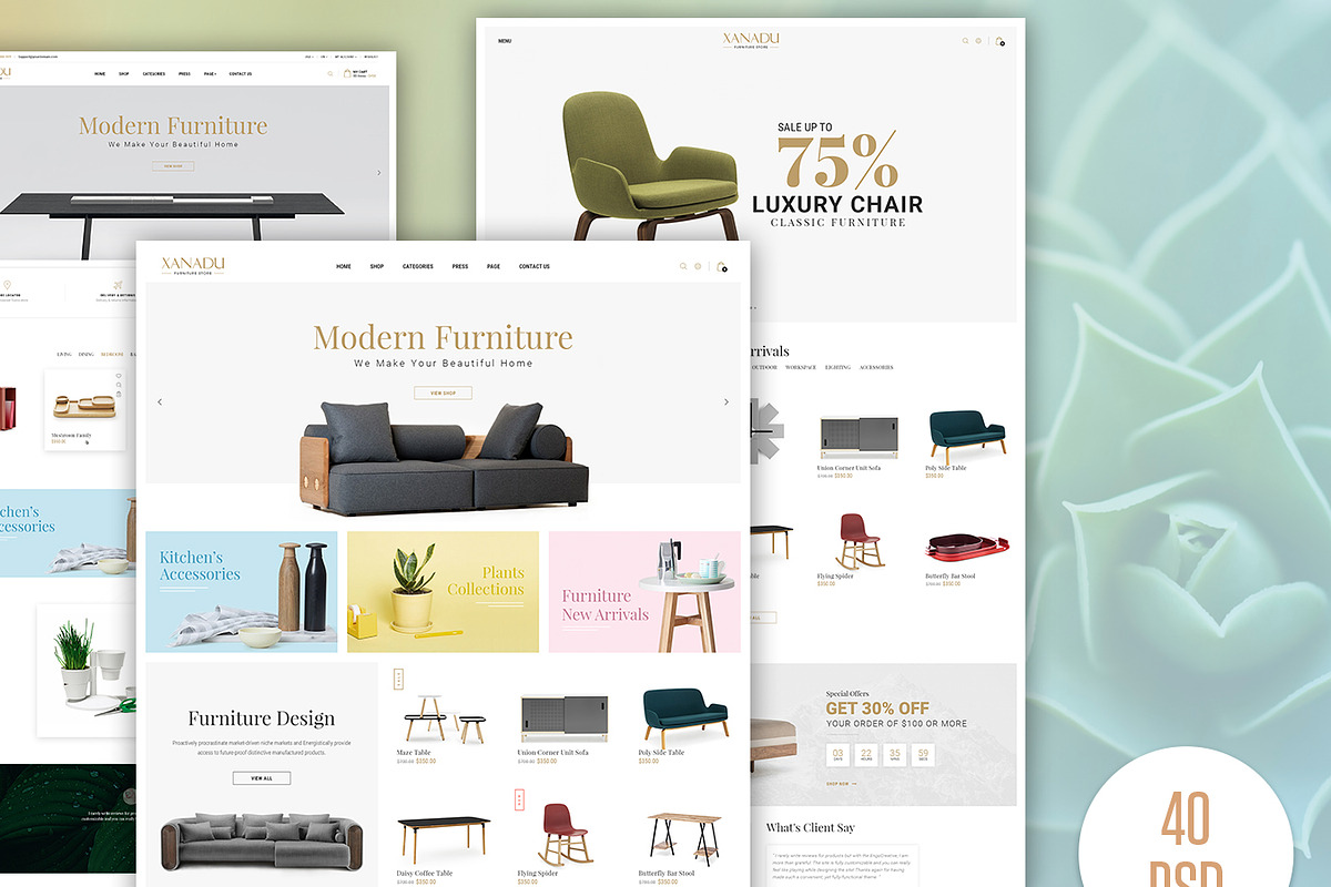 Xanadu – MultiConcept PSD Template, a Websites & App Template by EngoCreative.com (Photo 3 of 5)