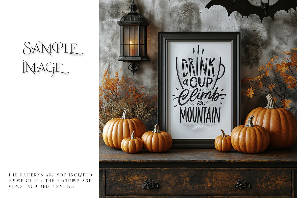 Halloween Spooky Frames Collection 2, a Household Mockup by mock-ups (Photo 14 of 23)