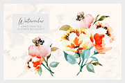 Hand Painted Watercolor Floral, an Illustration by WalaPalette (Thumbnail 1 of 4)