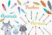 Watercolor Bundle + Font, a Seasonal Illustration by Flo Sacred Art (Thumbnail 23 of 25)