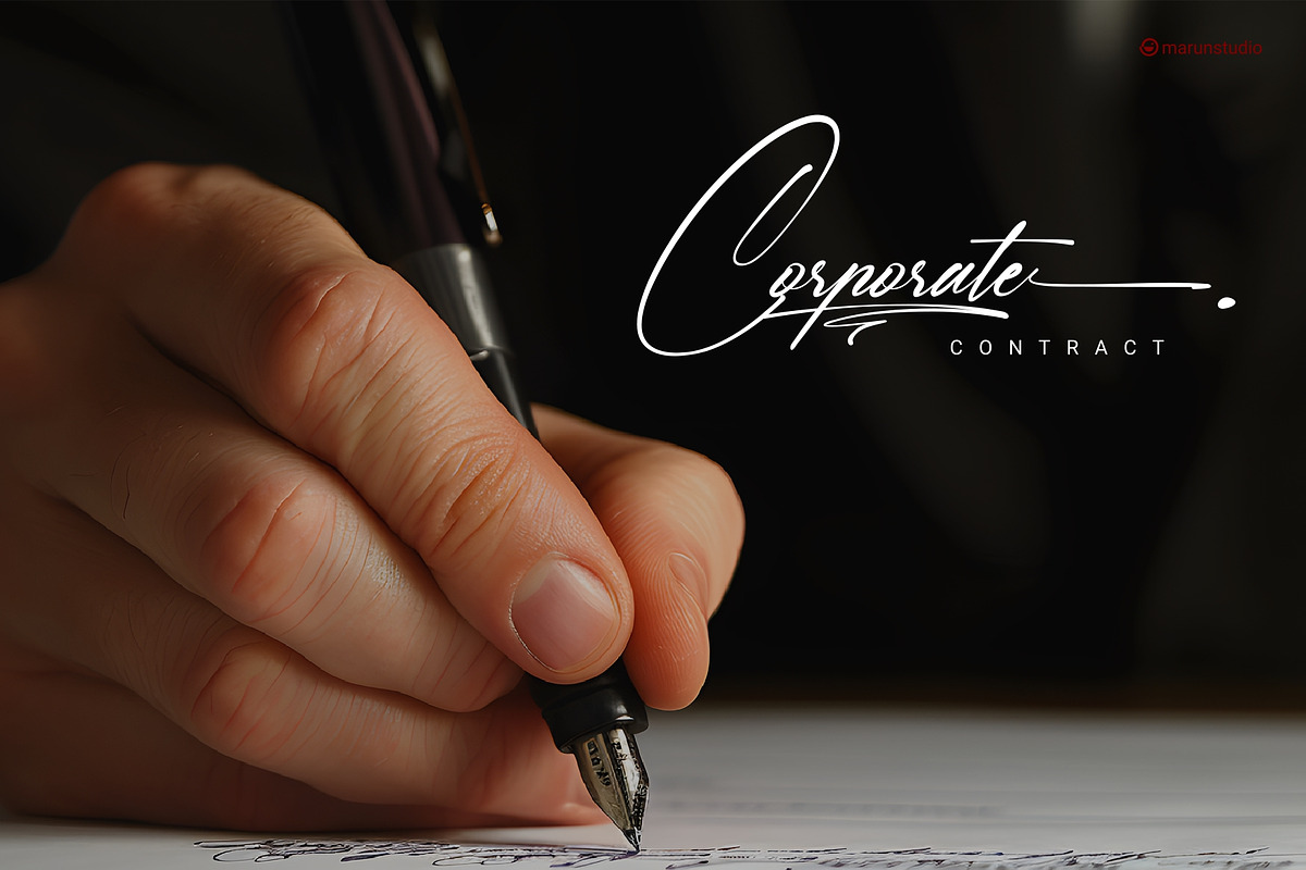 Saginatha - Signature font, a Handwritten Font by Dewan Type (Photo 2 of 14)
