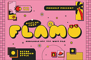 Flamo Display Font, a Serif Font by infernostudio3 (Thumbnail 1 of 11)