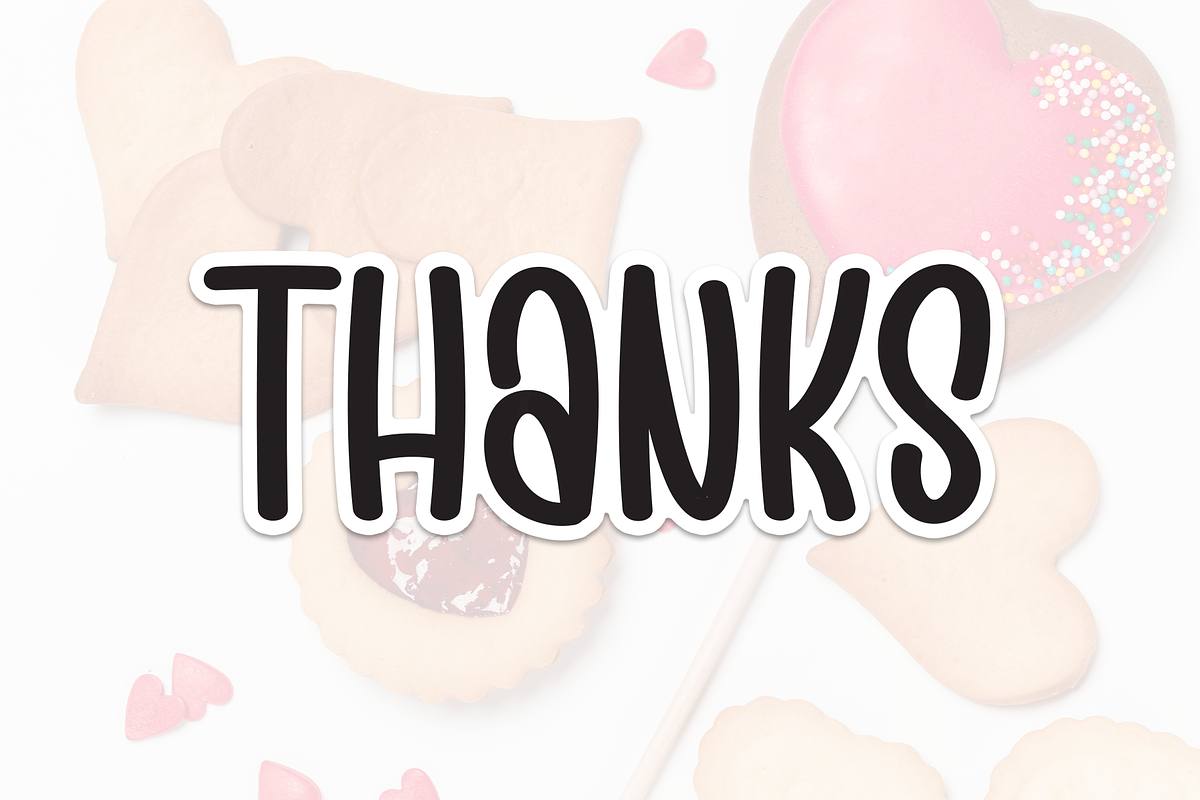Cookies Valentine | Script Font, a Script Font by Scratchones (Photo 9 of 9)