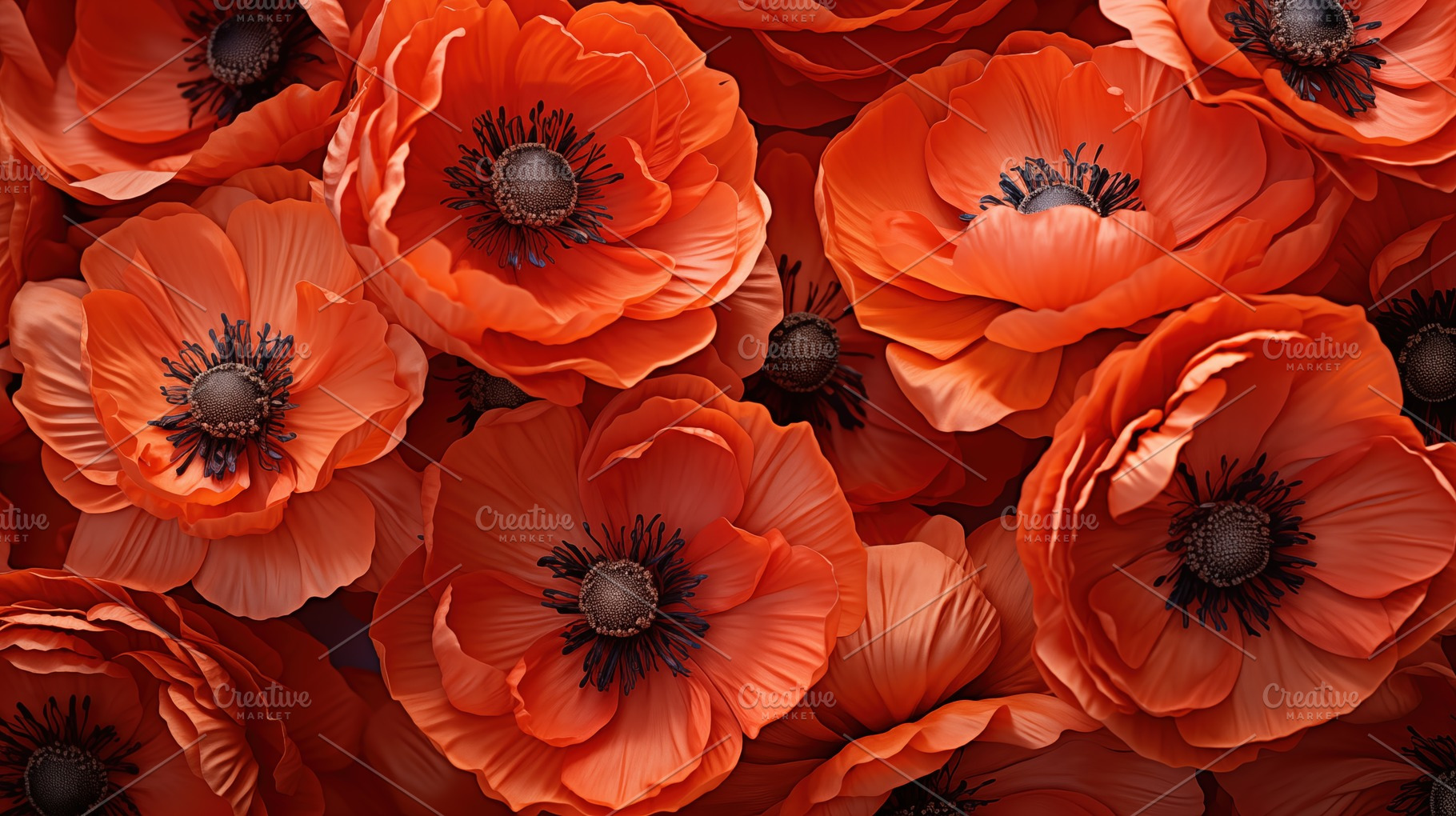 Poppy flowers beauty texture, a Nature Photo by Textures & Backgrounds