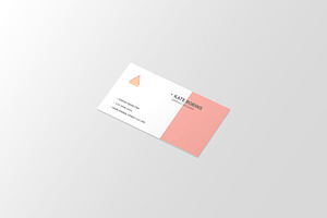 Landscape Business Card Mockup