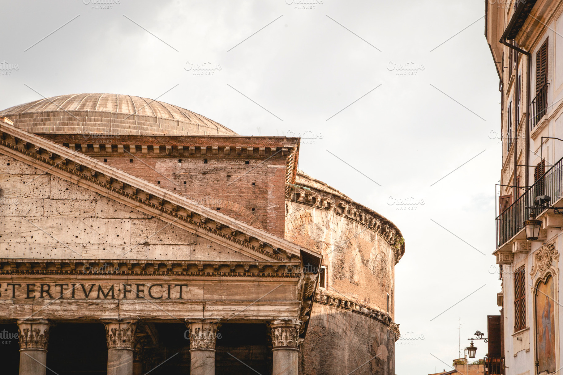 Eternal City Vista - The Pantheon, an Architecture Photo by Altkat