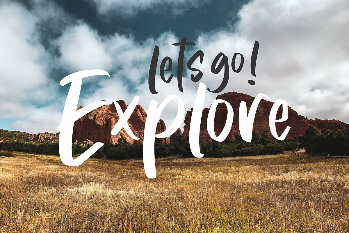 Kalgom Modern Font, a Script Font by Lythcreative (Photo 6 of 8)