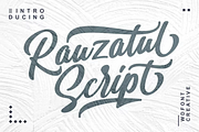 Rauzatul Script | Modern Stylish, a Script Font by WDfont (Thumbnail 1 of 8)