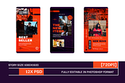 Fordra Urban Instagram Template, a Social Media Template by Creatchees.std (Thumbnail 5 of 5)