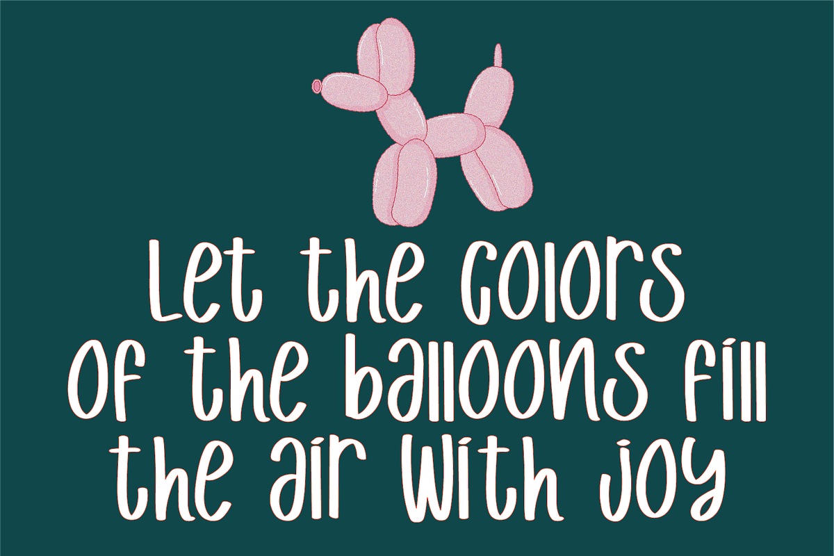 Bluetafy Playful Font, a Handwritten Font by Berdansabersama (Photo 3 of 9)