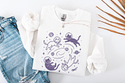 Space Cat PNG, Cat PNG, Cute Cat, an Illustration by SharpMarketplace (Thumbnail 4 of 9)