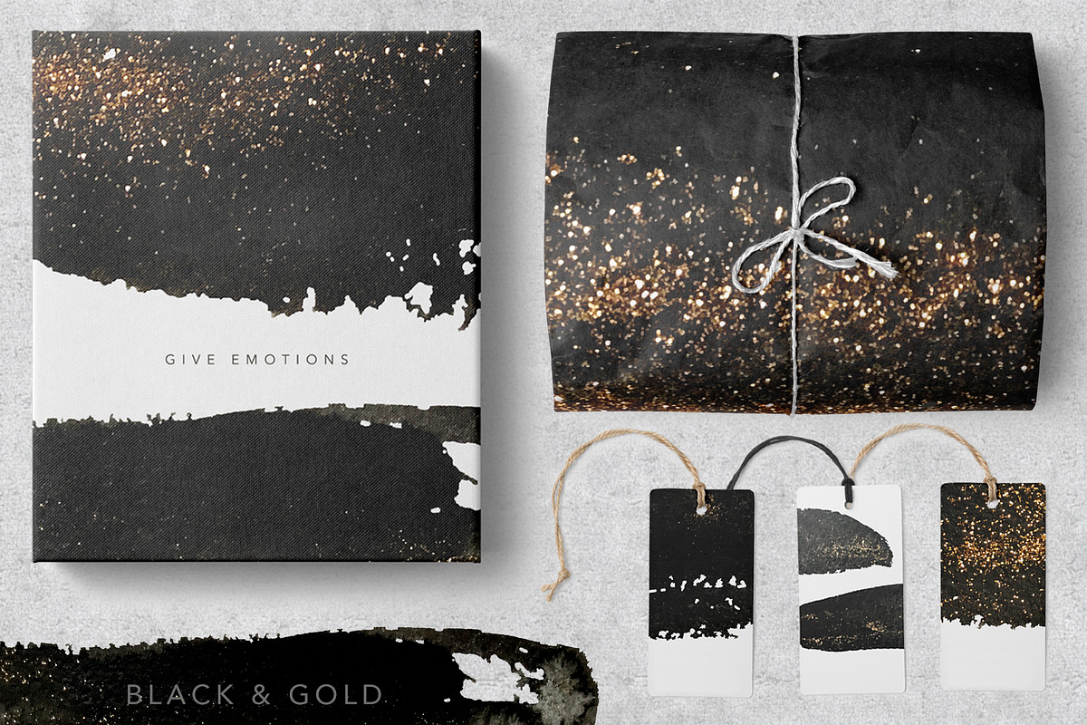 Black & Gold textures, a Texture Graphic by Vera●Suleimanova (Photo 2 of 10)