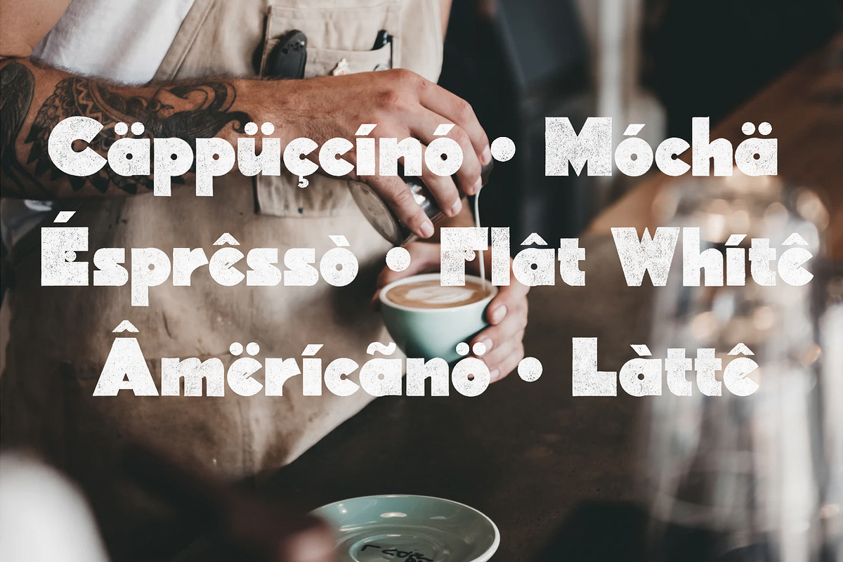 Kofffi | SVG vintage font, a Sans Serif Font by Drawwwn (Photo 7 of 9)
