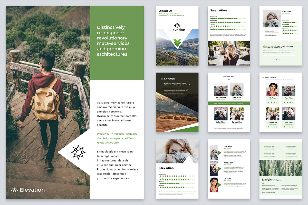 A4 Elevation Powerpoint Template, a Presentation Template by Reshapely (Photo 5 of 10)