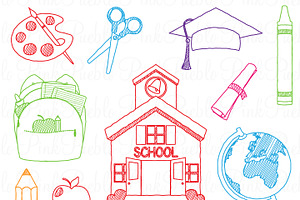 Doodle School Photoshop Brushes