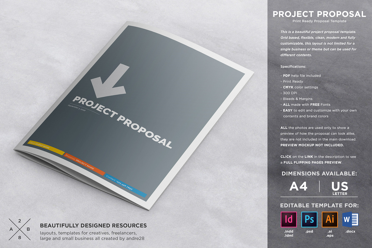 Proposal Contract & Invoice, a Brochure Template by Andre28 (Photo 1 of 9)