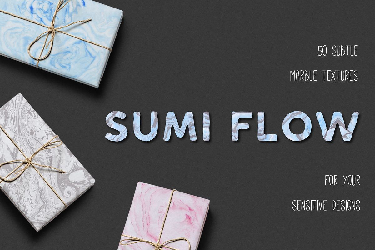 Sumi Flow. 50 Marble textures, a Texture Graphic by Begin Again (Photo 1 of 7)